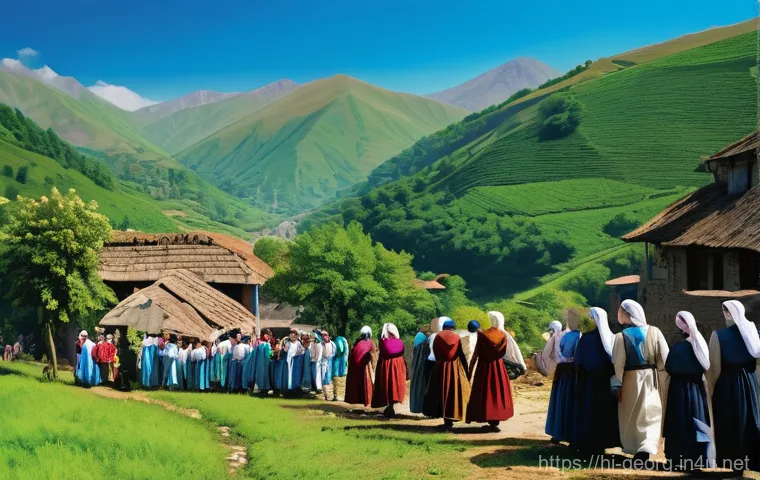 조지아 언어의 역사적 발전 - **Prompt:** A serene and ancient scriptorium within a Georgian monastery, bathed in soft, diffused l... 조지아 언어의 역사적 발전 - **Prompt:** A serene and ancient scriptorium within a Georgian monastery, bathed in soft, diffused l...