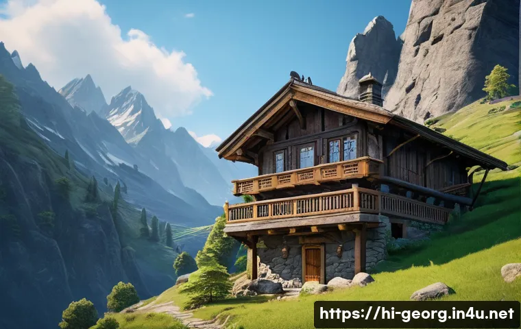 조지아의 전통 주택 구조 관련 이미지 1